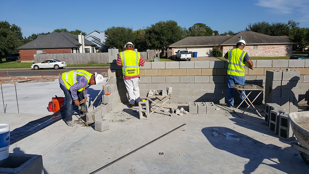 Some of our masonry contractors are shown. 